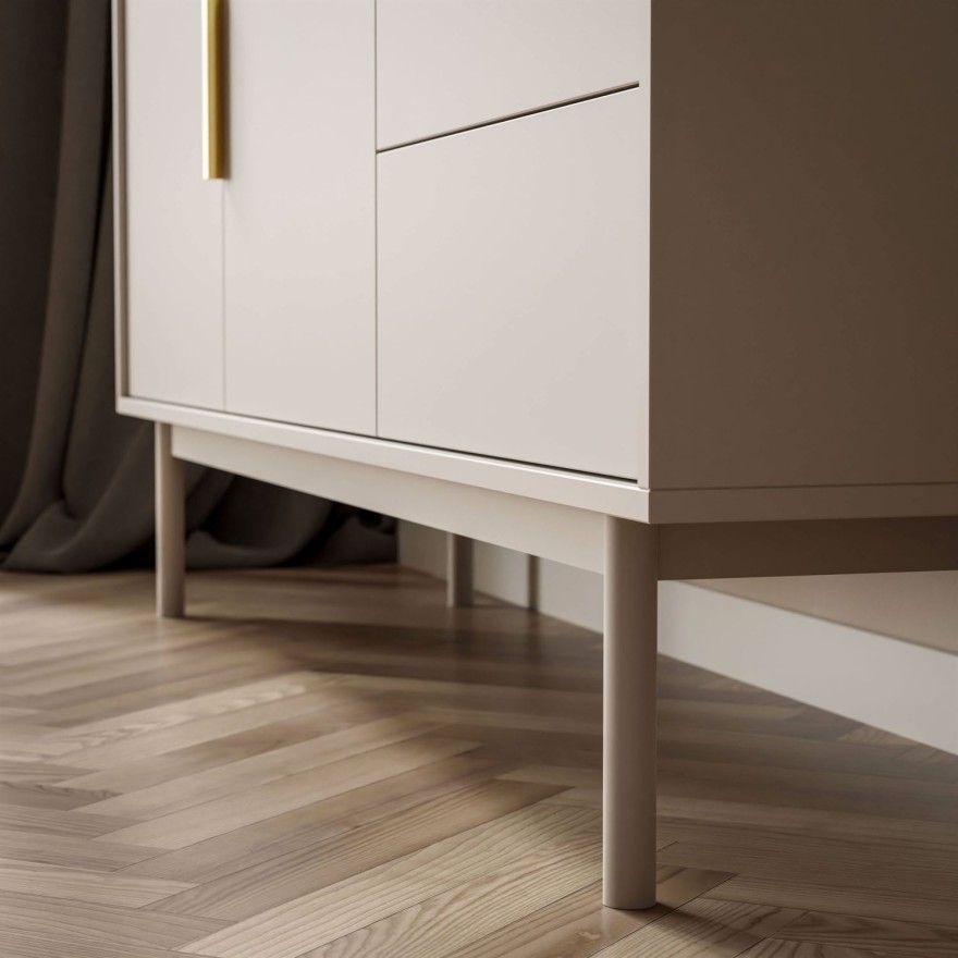 Dwudrzwiowa komoda MIRACLE 2D3S z szufladami