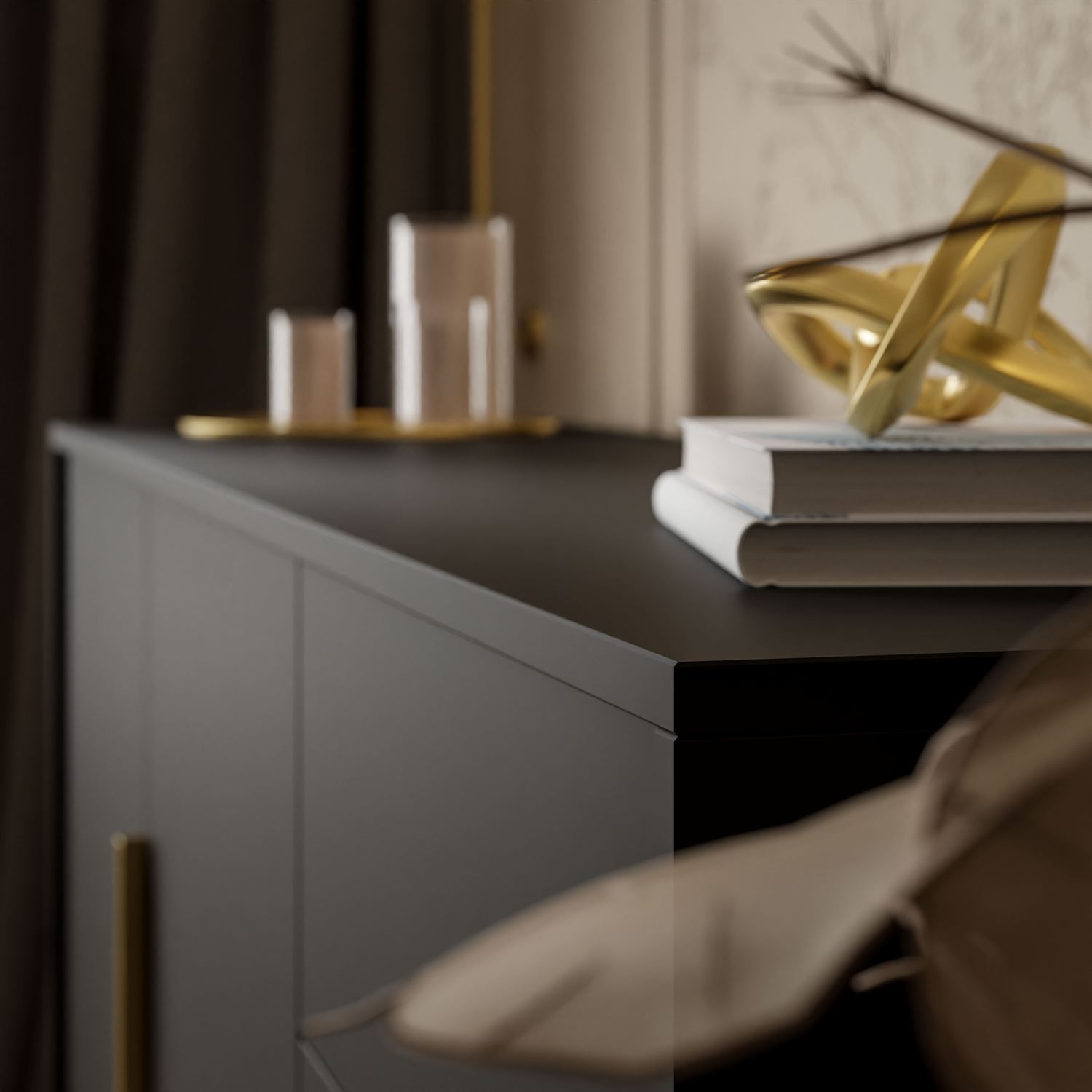 Dwudrzwiowa komoda MIRACLE 2D3S z szufladami