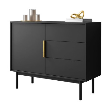 Jednodrzwiowa komoda MIRACLE 1D3S z szufladami