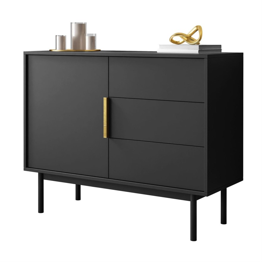 Jednodrzwiowa komoda MIRACLE 1D3S z szufladami