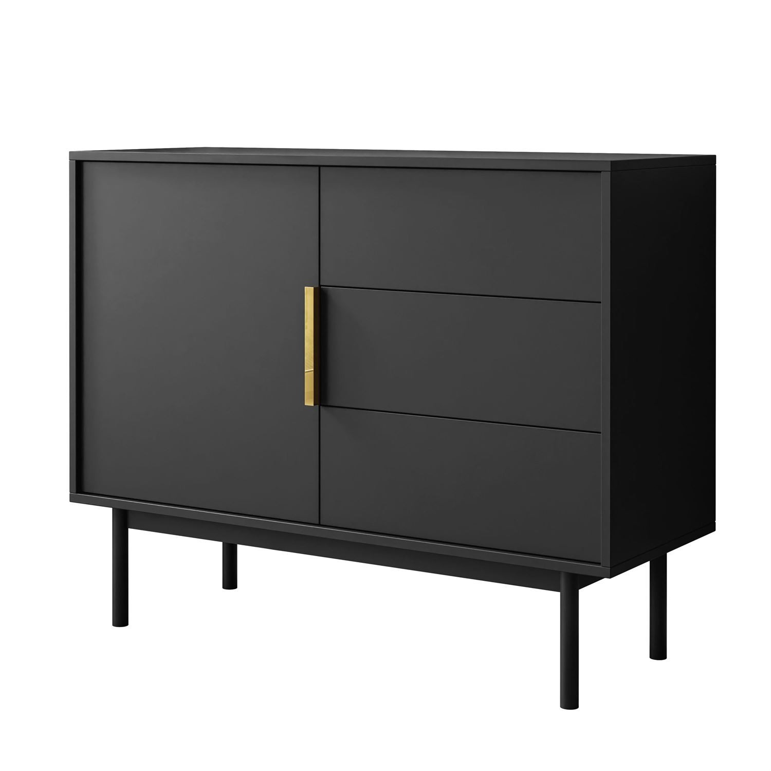 Jednodrzwiowa komoda MIRACLE 1D3S z szufladami