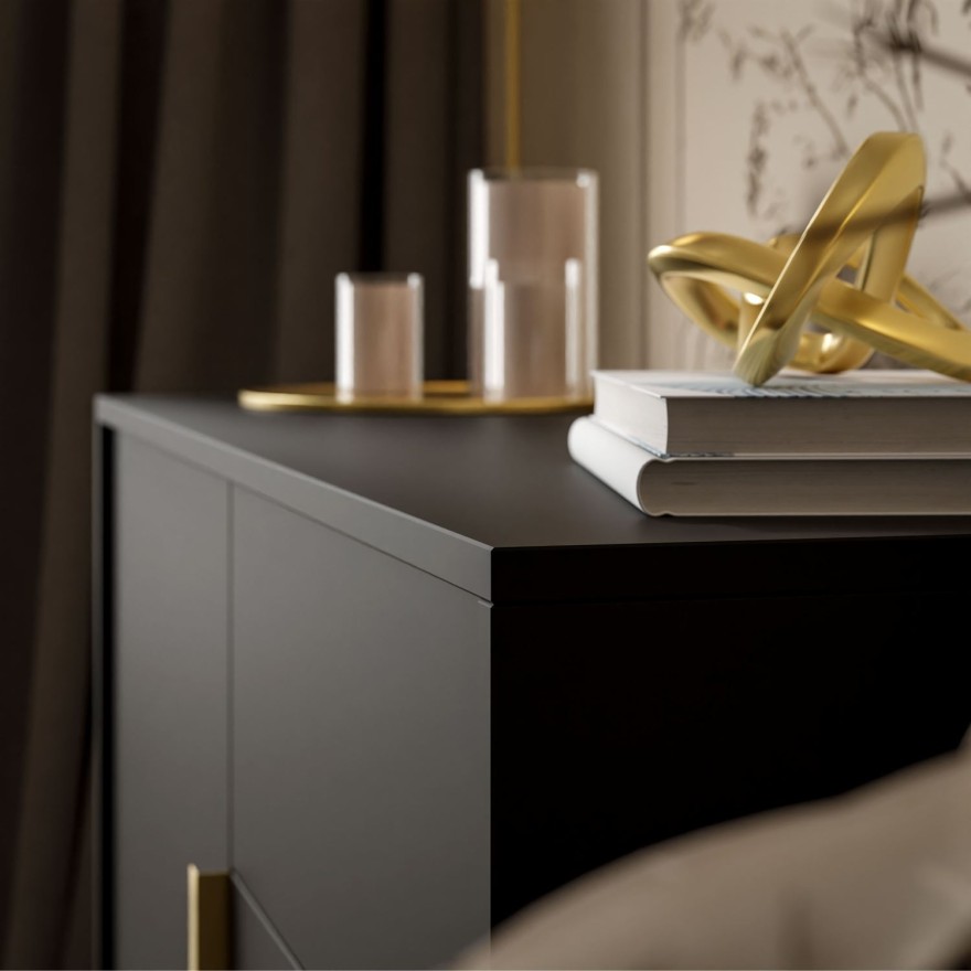 Jednodrzwiowa komoda MIRACLE 1D3S z szufladami