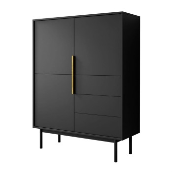 Trzydrzwiowa komoda MIRACLE 3D3S z szufladami