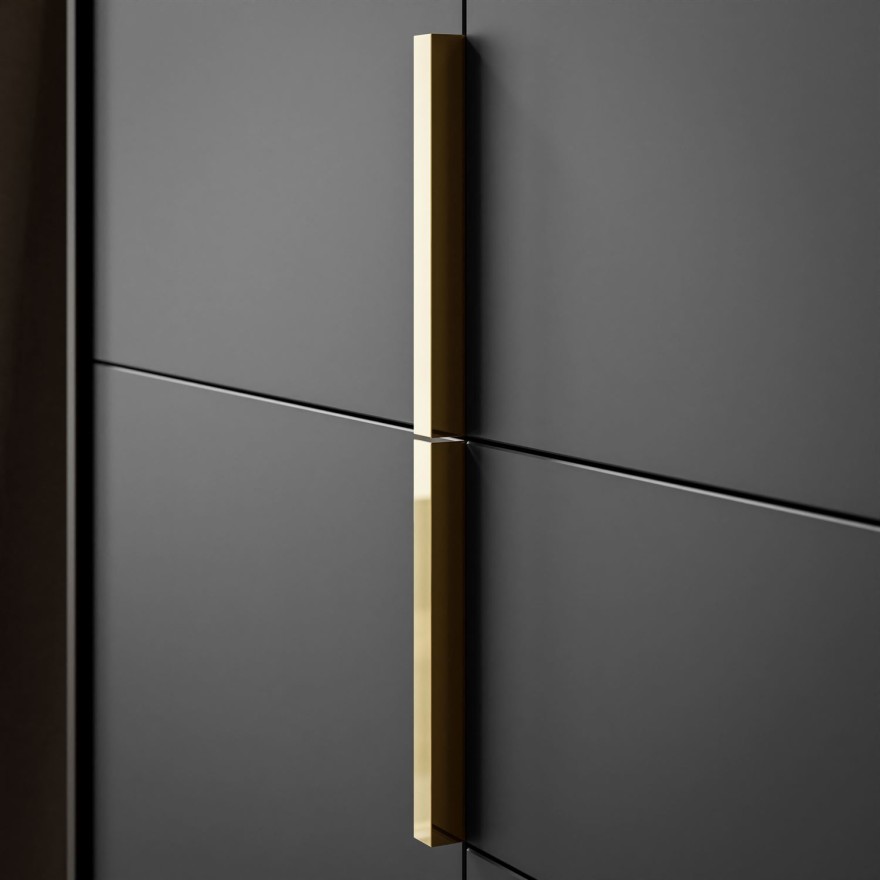 Trzydrzwiowa komoda MIRACLE 3D3S z szufladami