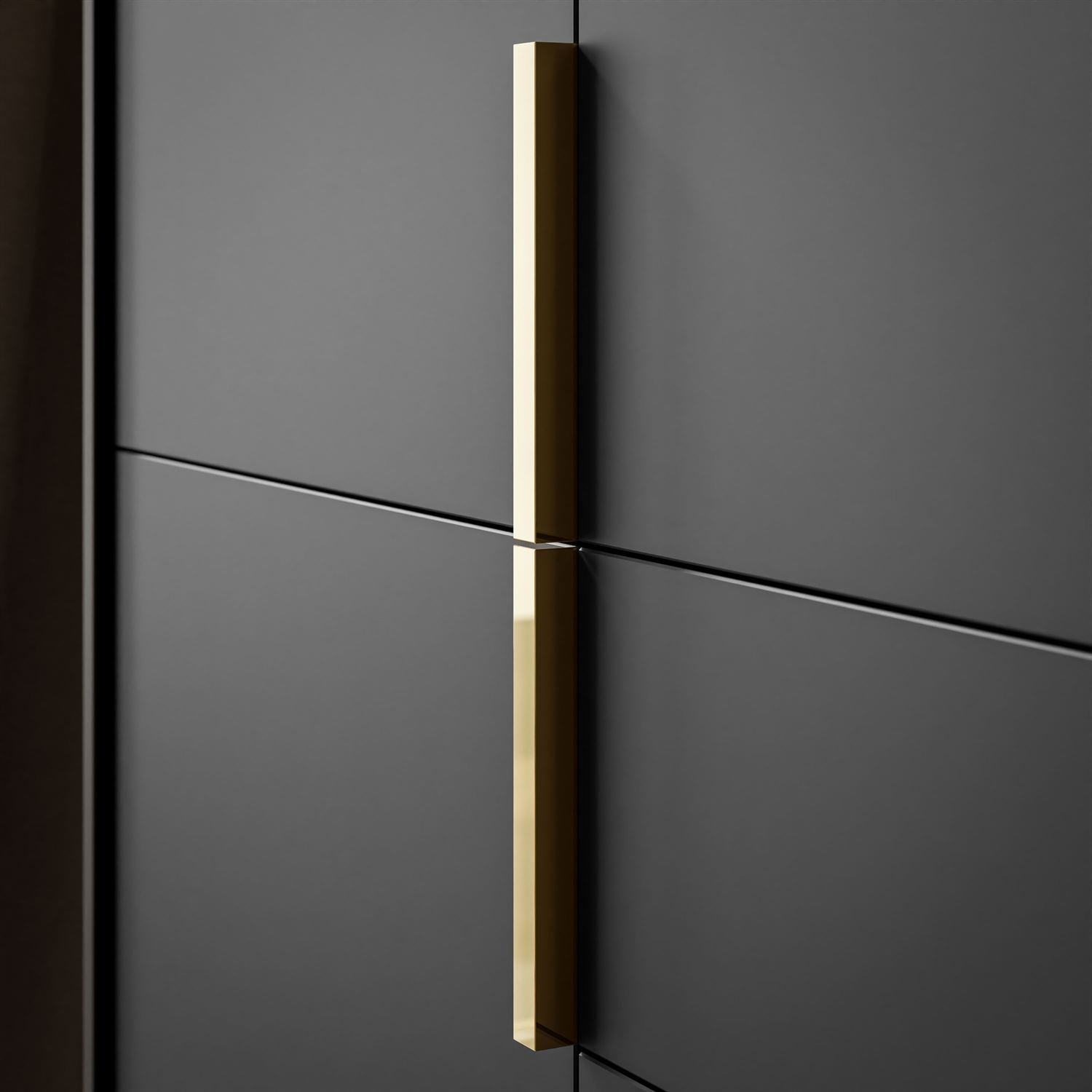 Trzydrzwiowa komoda MIRACLE 3D3S z szufladami