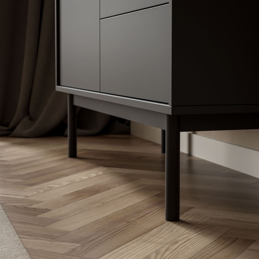 Trzydrzwiowa komoda MIRACLE 3D3S z szufladami