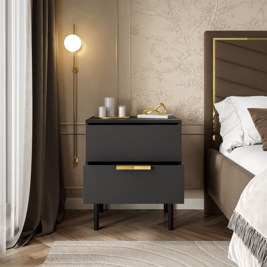 Stolik nocny MIRACLE z szufladami