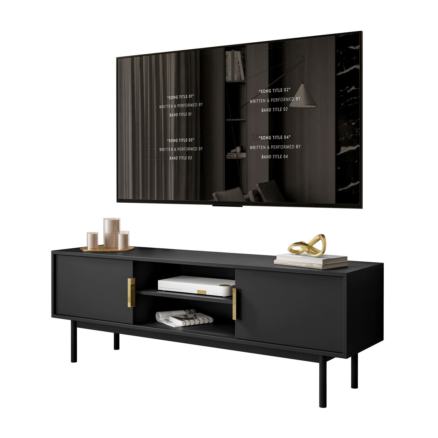 Dwudrzwiowa szafka RTV MIRACLE