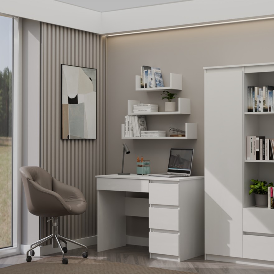 Biurko MILO z szufladami