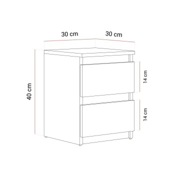 Stolik nocny HANA M2