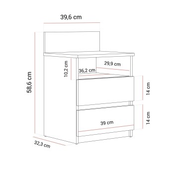 Stolik nocny HANA M1