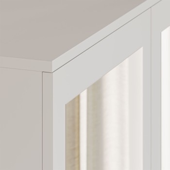 Dwudrzwiowa szafa HANA SS-90 z lustrem