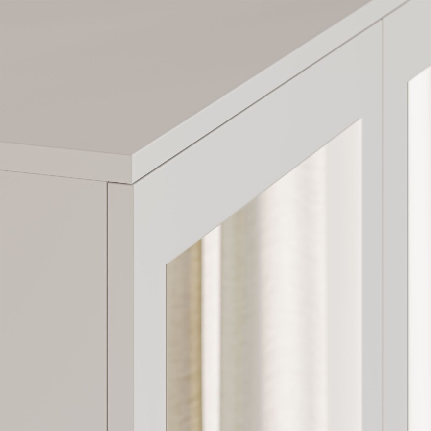 Dwudrzwiowa szafa HANA SS-90 z lustrem