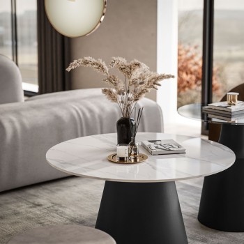 Okrągła ława 2w1 CHANTELLE