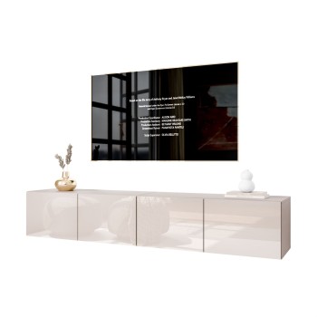 Szafka RTV COLGANTE 200 kaszmir wysoki połysk