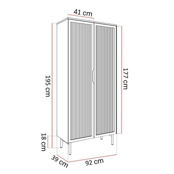 Witryna LINEA z oświetleniem LED