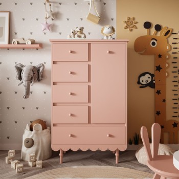 Komoda wysoka z szufladami BABUSHKA