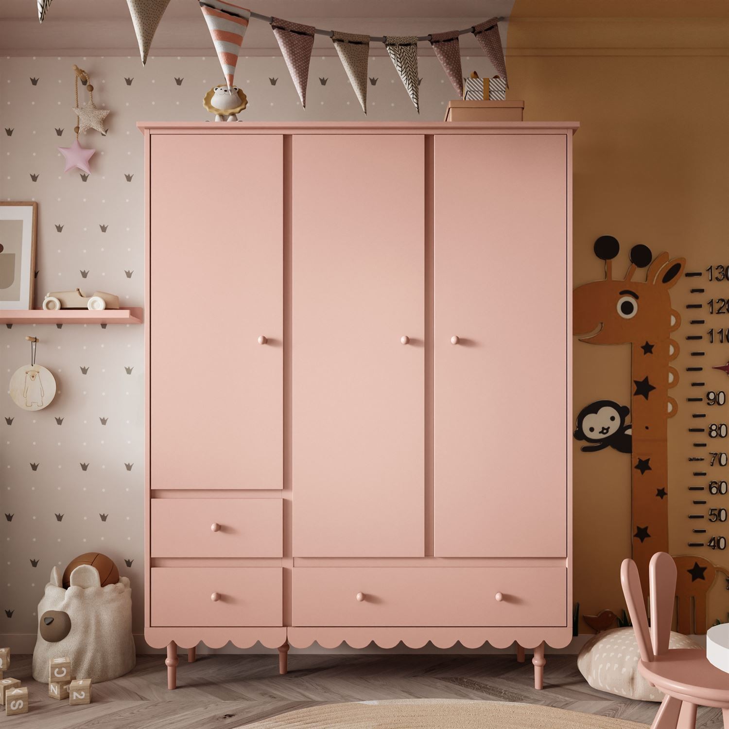 Szafa trzydrzwiowa BABUSHKA