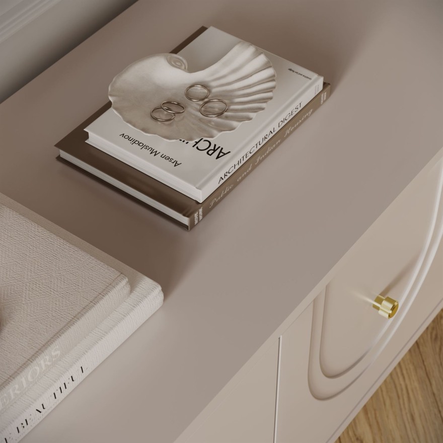 Szafka RTV LIBERTY na drewnianych nóżkach