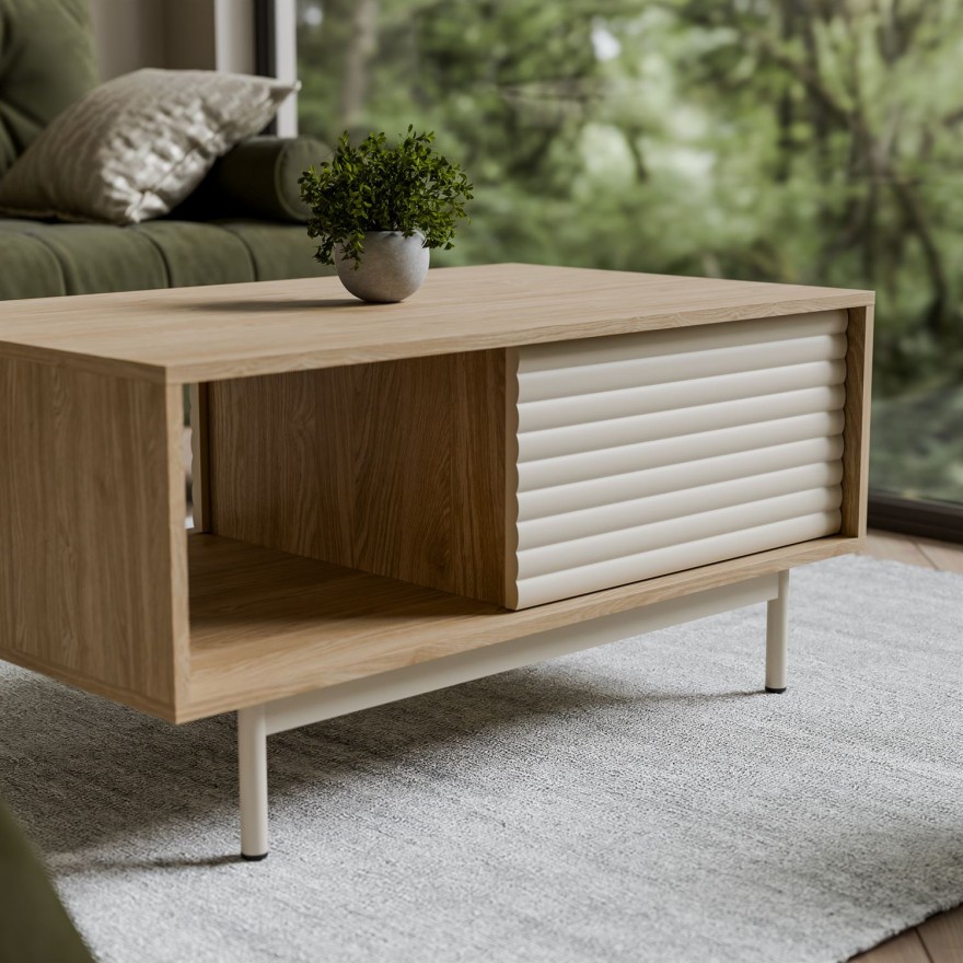 Stolik kawowy FLORENCE ze schowkiem