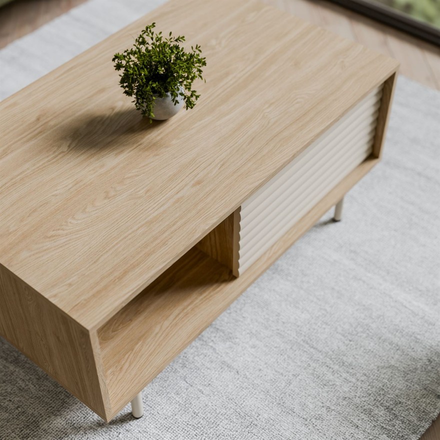 Stolik kawowy FLORENCE ze schowkiem