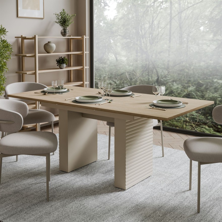 Zestaw stół rozkładany FLORENCE z czterema krzesłami