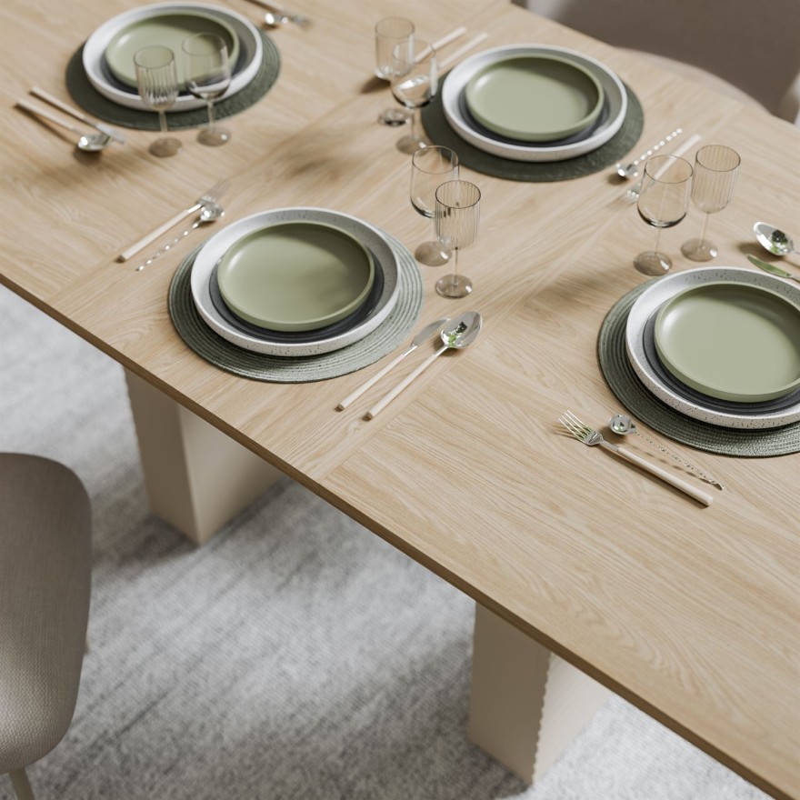 Zestaw stół rozkładany FLORENCE z czterema krzesłami