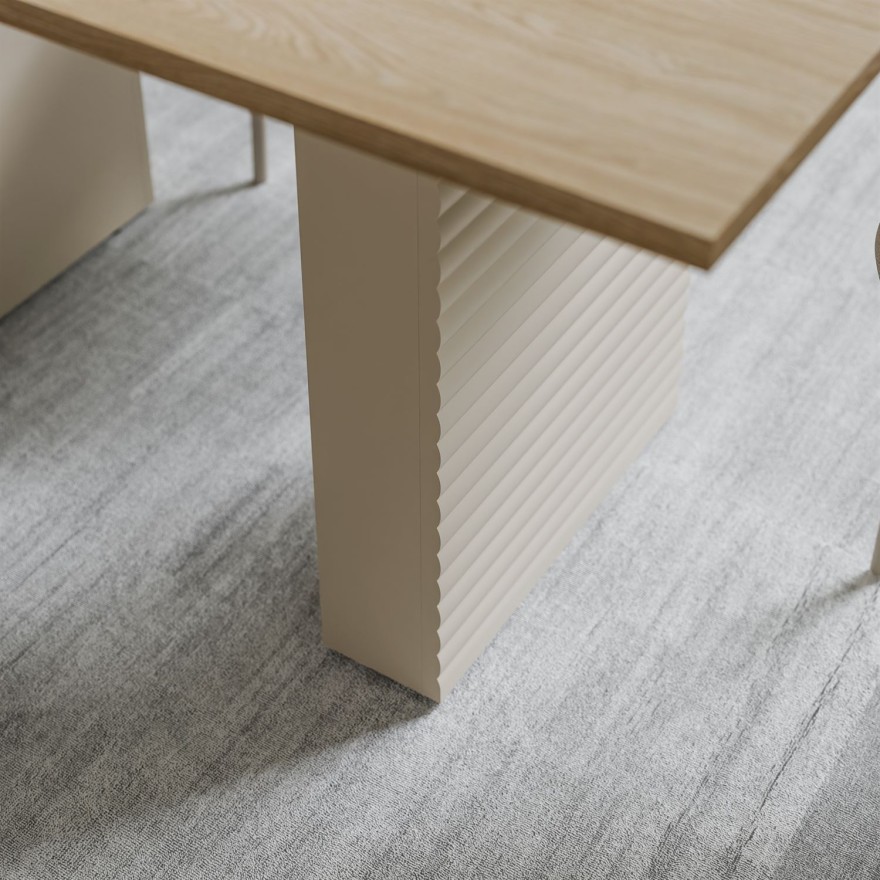 Zestaw stół rozkładany FLORENCE z czterema krzesłami