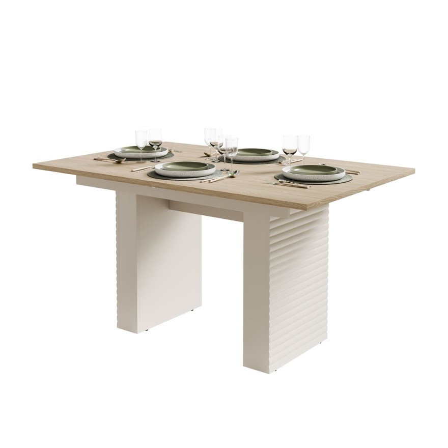 Zestaw stół rozkładany FLORENCE z czterema krzesłami