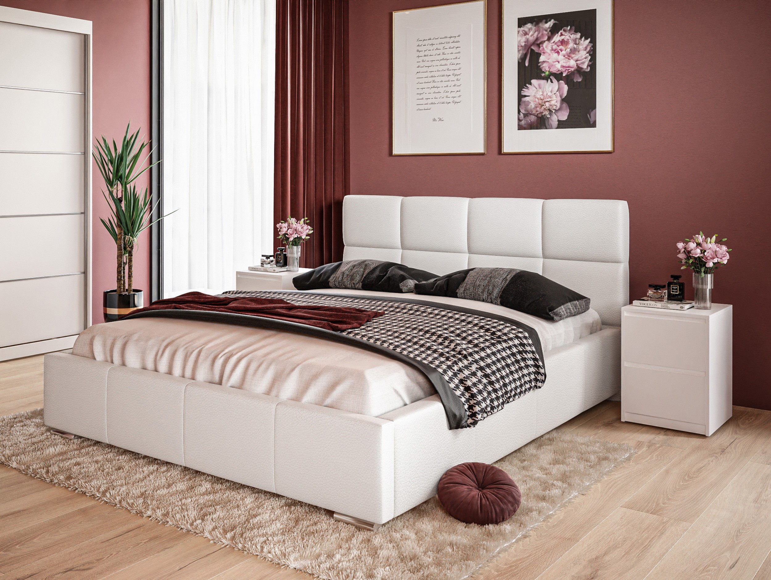 Sypialnia SIMPLE biały mat