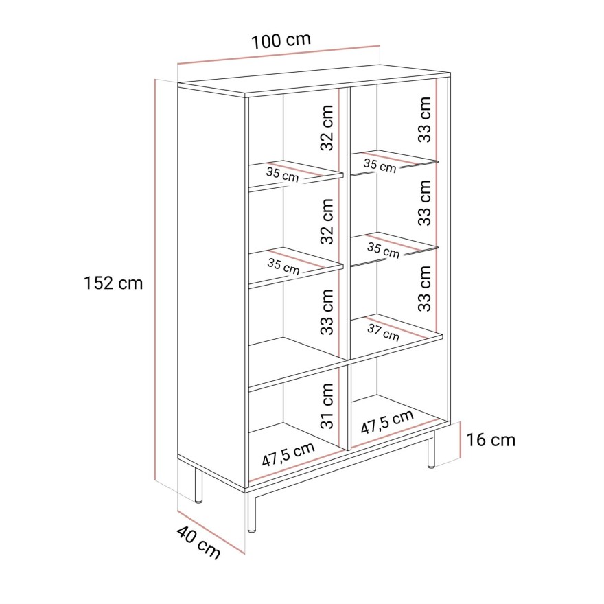 Witryna FLORENCE 2D1W z oświetleniem LED