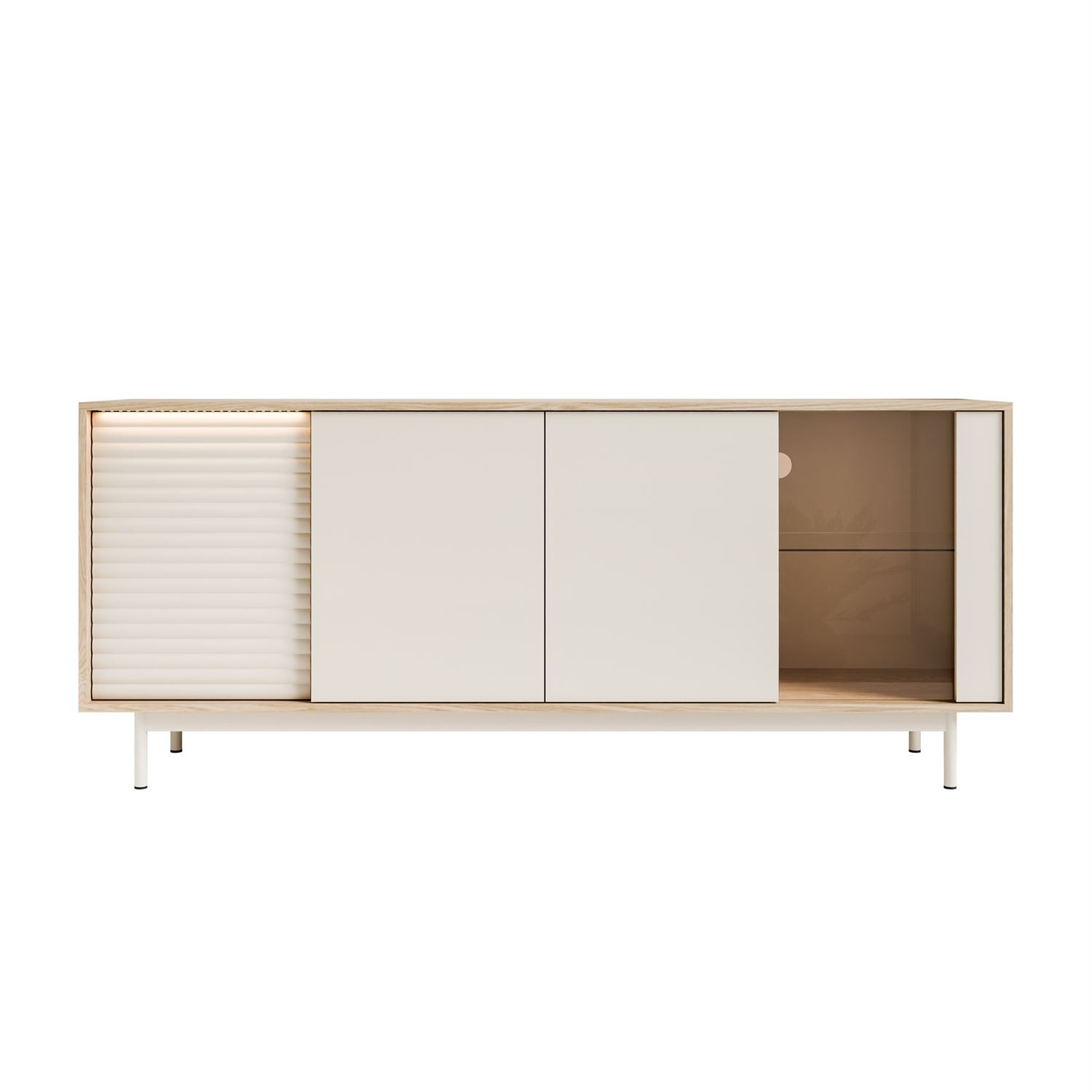 Komoda FLORENCE 3D1W z oświetleniem LED