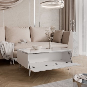 Ława AURORA SILVER ze schowkiem