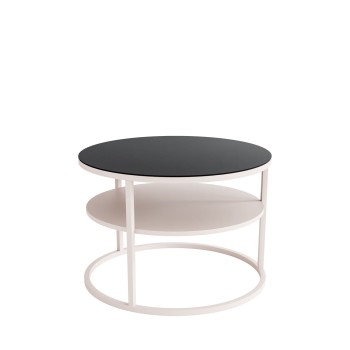 Stolik Kawowy CIRI GLASS KASZMIR z półką