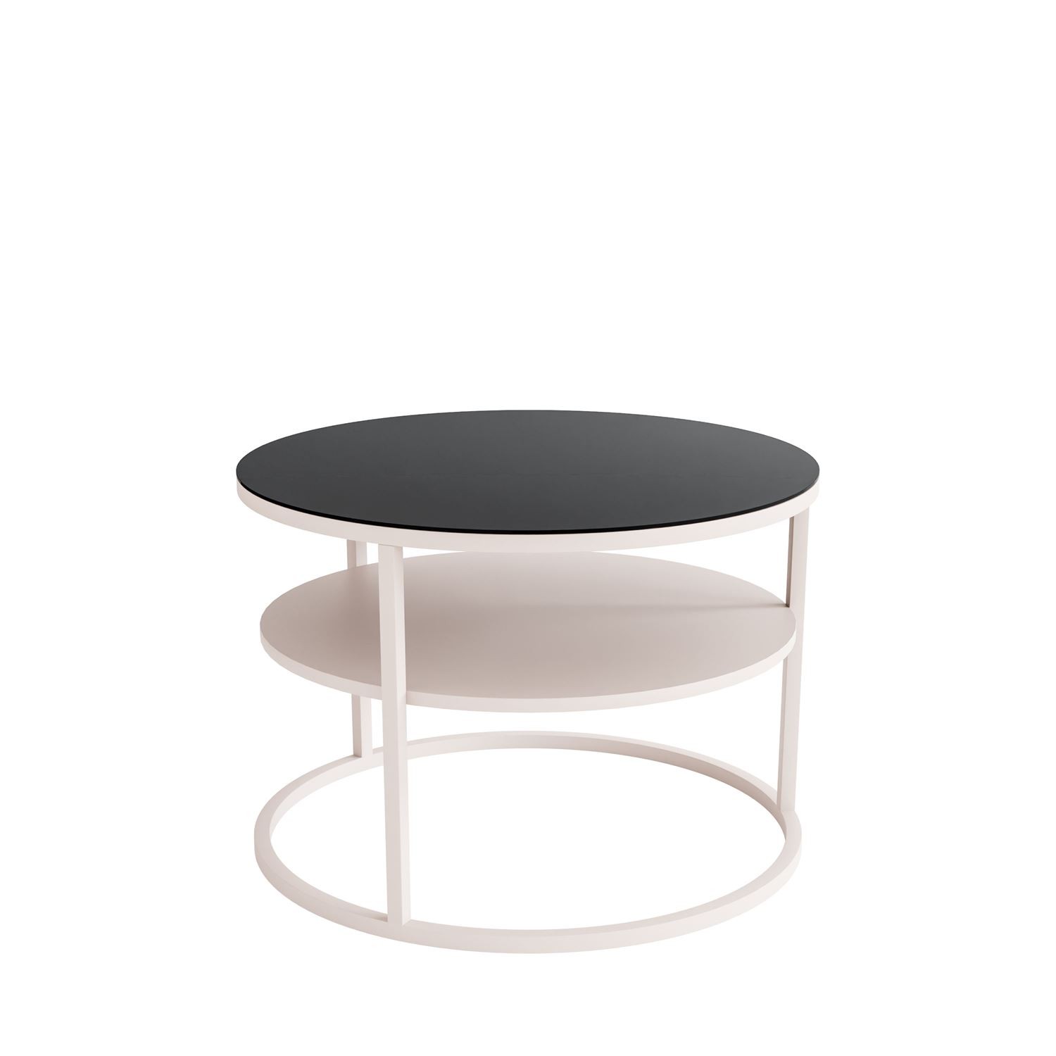 Stolik Kawowy CIRI GLASS KASZMIR z półką