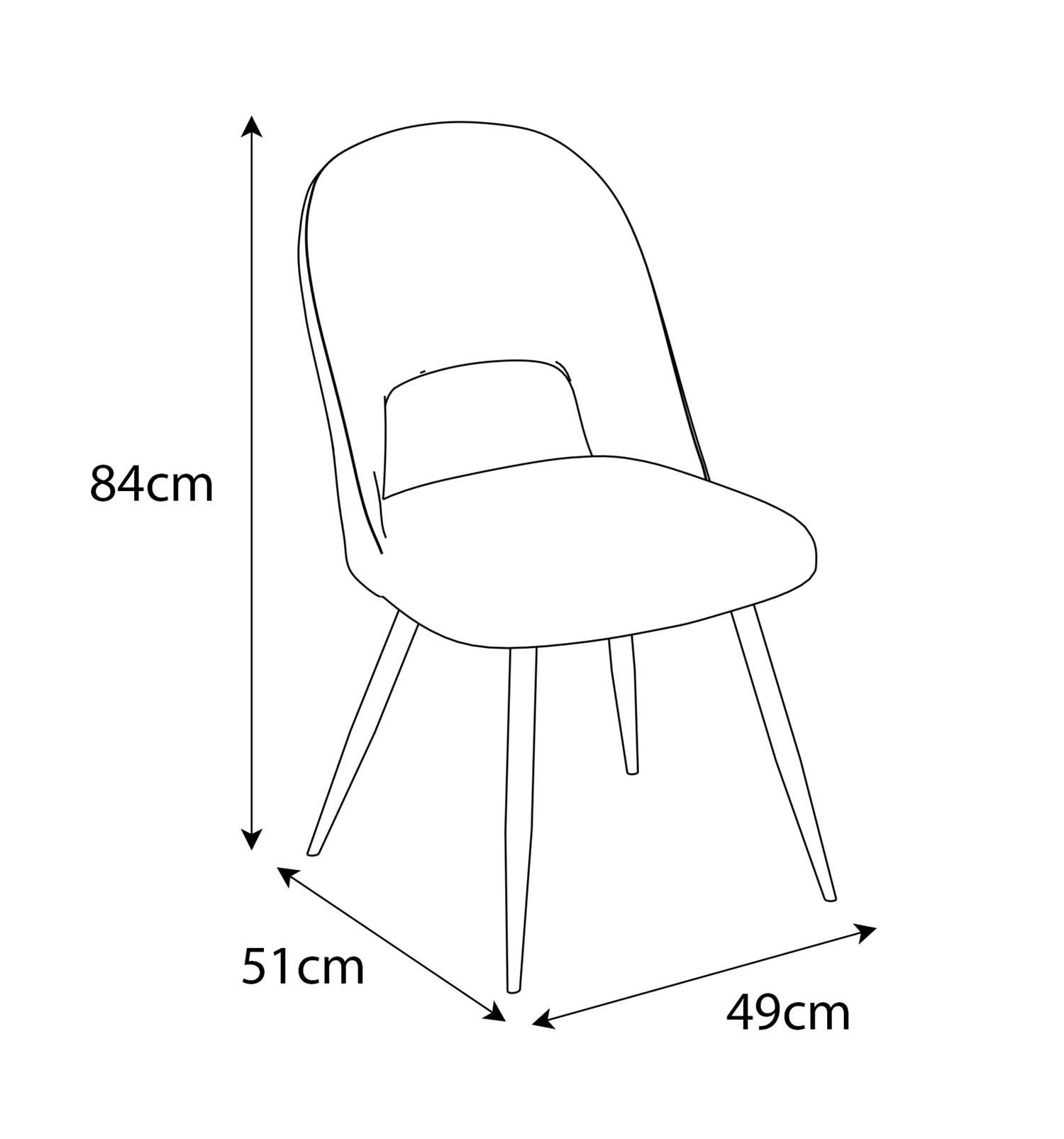 Zestaw mebli ART - O z krzesłami biały mat