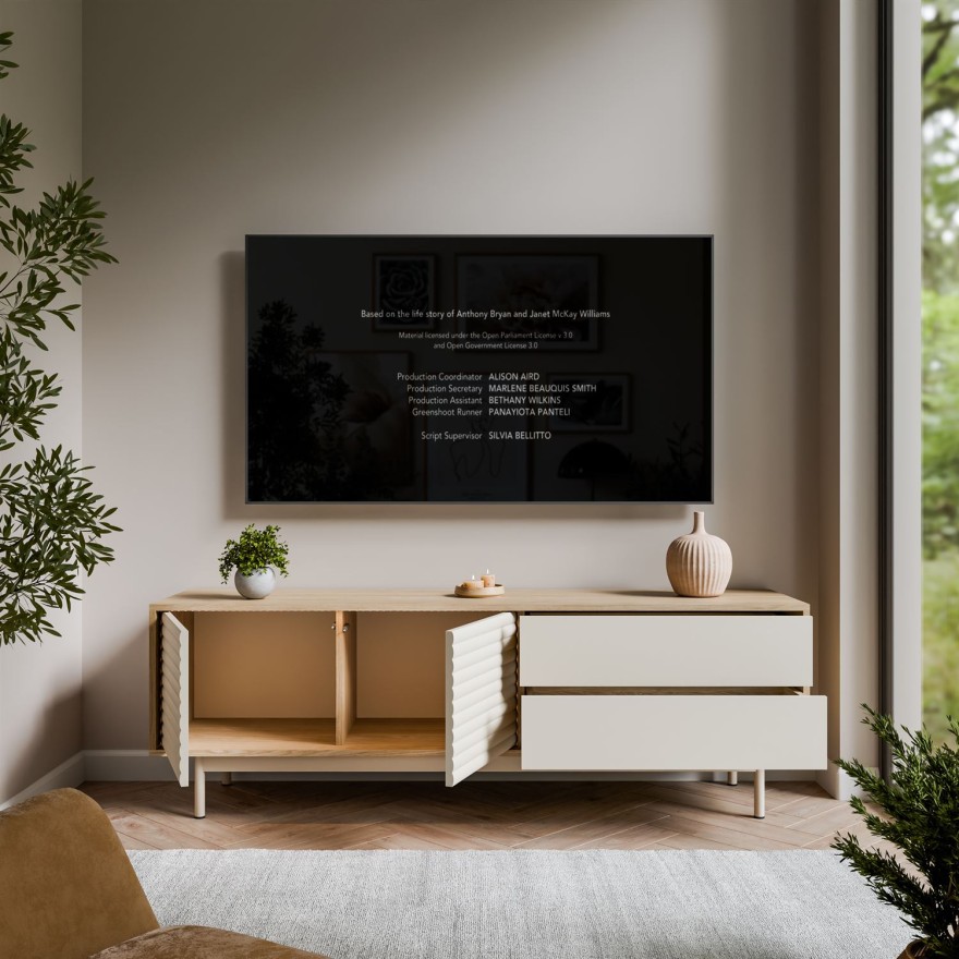 Szafka RTV FLORENCE z oświetleniem LED