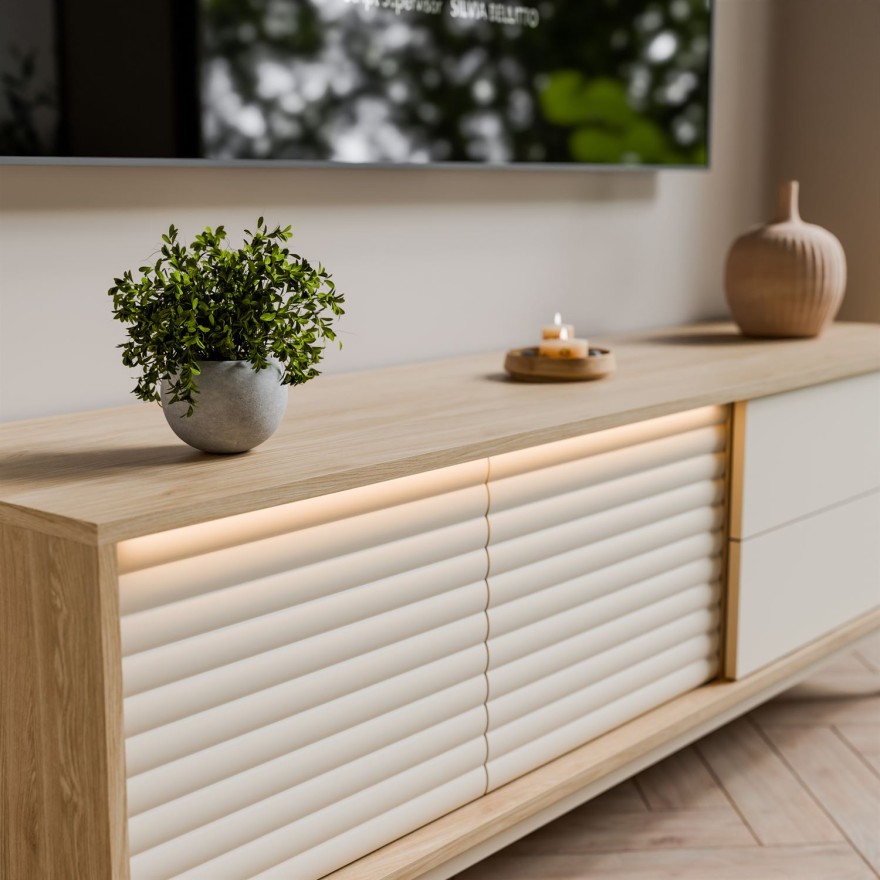 Szafka RTV FLORENCE z oświetleniem LED