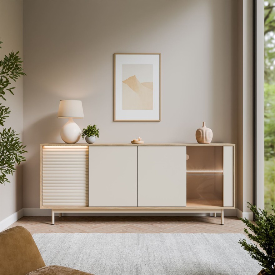 Komoda FLORENCE 3D1W z oświetleniem LED