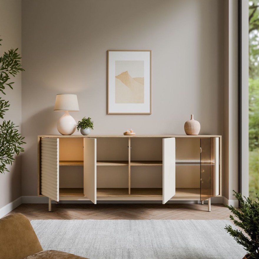 Komoda FLORENCE 3D1W z oświetleniem LED