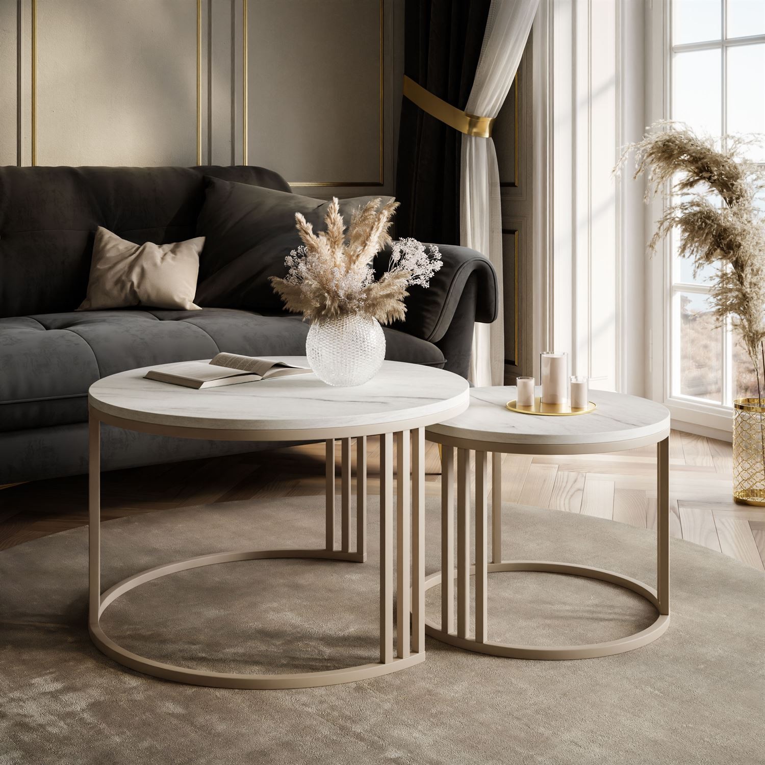 Stolik kawowy LORI 2w1 KASZMIR MAT