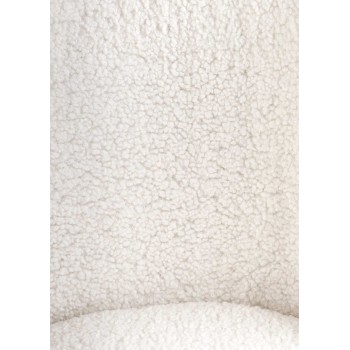 Krzesło tapicerowane LOVI na złotych nogach