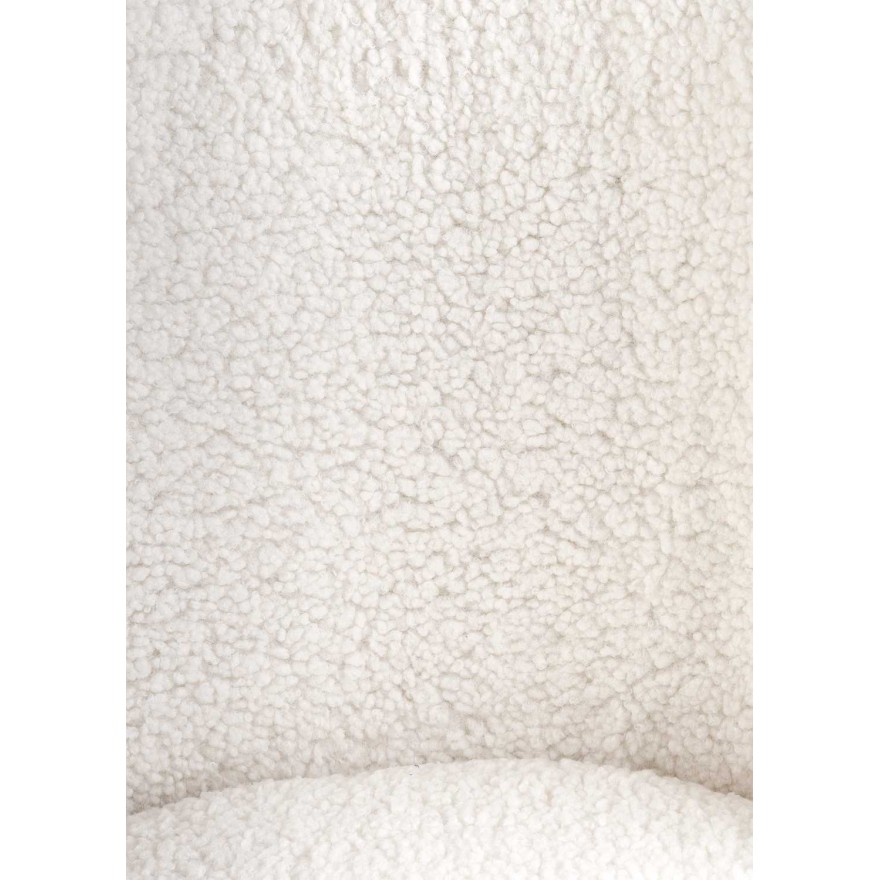 Krzesło tapicerowane LOVI na złotych nogach