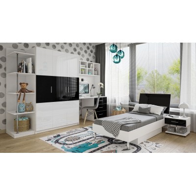 Zestaw mebli do sypialni RAJ 3 wysoki połysk