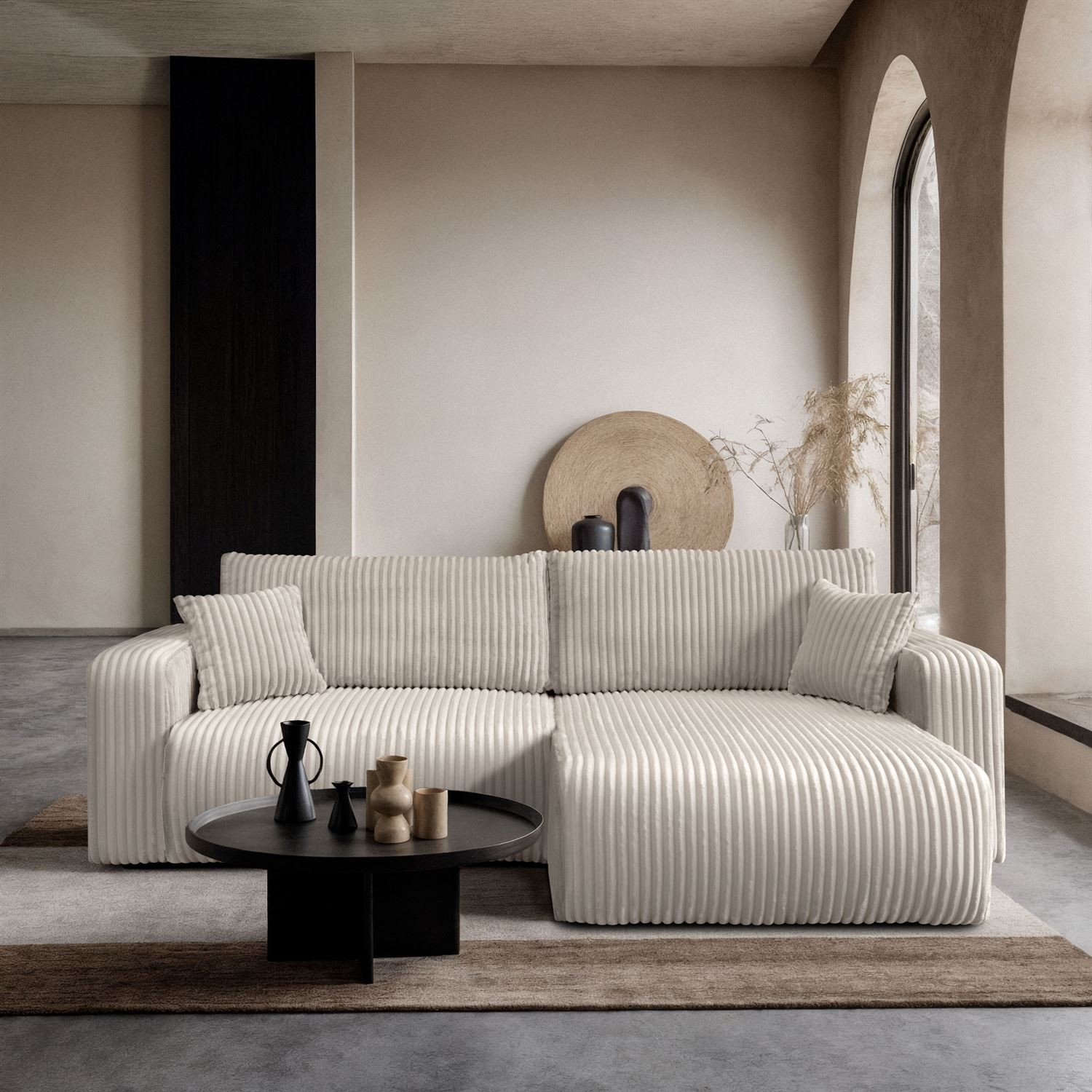 Narożnik MOVE z funkcją spania i pojemnikiem na pościel