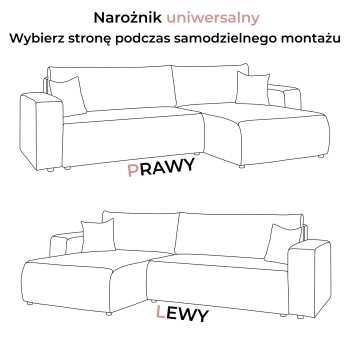 Narożnik tapicerowany PRESTIGE XL