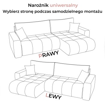Narożnik tapicerowany CLOUD