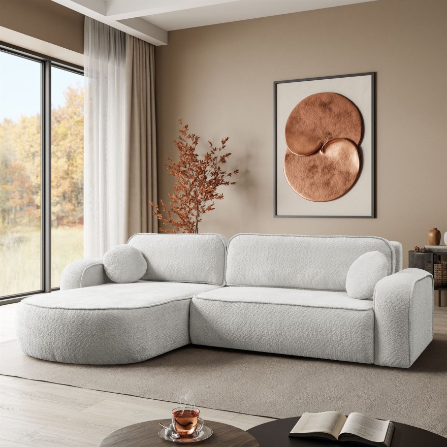 Rozkładany narożnik VENUS II z pojemnikiem na pościel