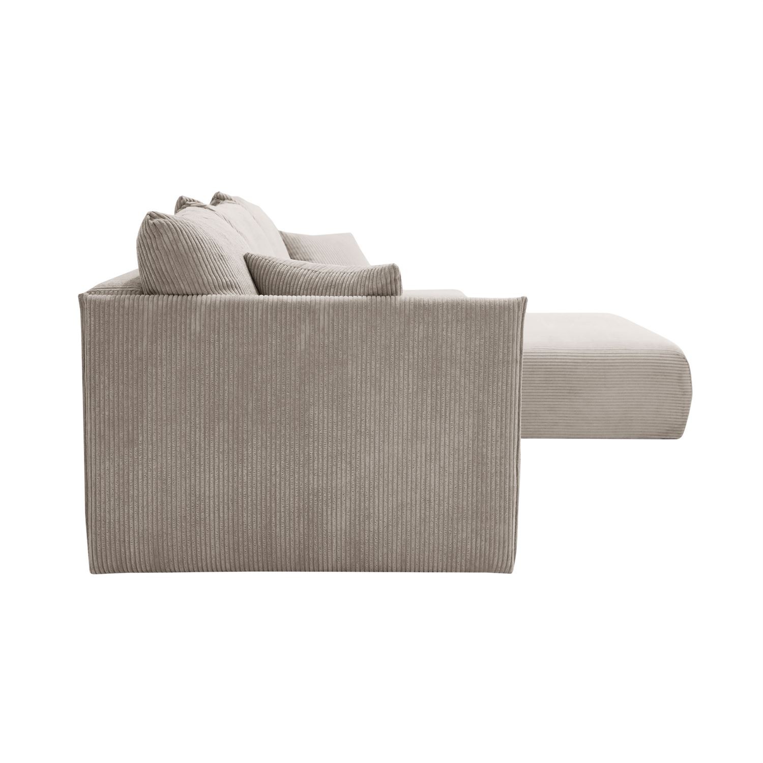 Narożnik tapicerowany LAVIO L z funkcją spania i pojemnikiem na pościel