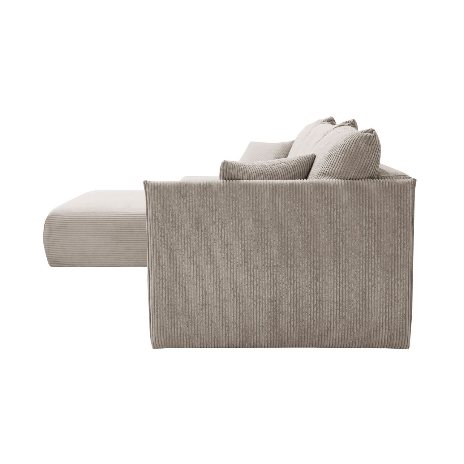 Narożnik tapicerowany LAVIO L z funkcją spania i pojemnikiem na pościel